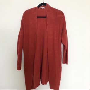 🚨LAST DAY!🚨 Burnt orange cardigan with pockets